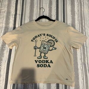 Life is Good Vodka Soda Graphic T-Shirt
